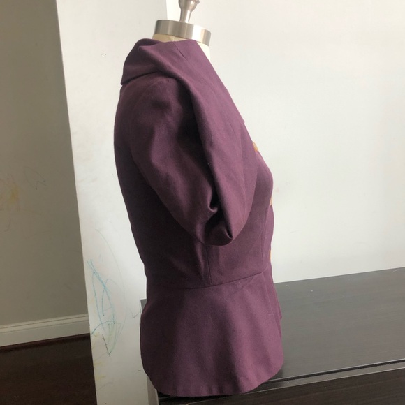 Vivienne Westwood Deep Plum Jacket Sz 6 - Picture 11 of 16